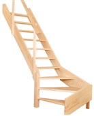 OMAN Mlynářské schody se zatočením TURN s madlem d.300xš 80 cm pravé OMAN Mlynářské schody se zatočením TURN s madlem d.300xš 80 cm pravé